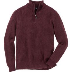 Sweter ze stójką Regular Fit bonprix czerwony klonowy melanż. Swetry męskie bonprix. Za 29.99 zł.