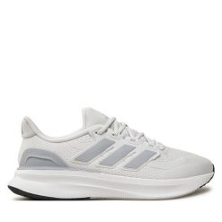 Buty do biegania adidas. Szare buty do biegania męskie ADIDAS, bez wzorów, bez zapięcia, do biegania. Za 259.99 zł.