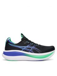 Asics Buty do biegania Gel-Nimbus 28 1011C127 Czarny. Czarne buty do biegania męskie Asics, bez wzorów, z meshu, bez zapięcia, do biegania. Za 899.99 zł.