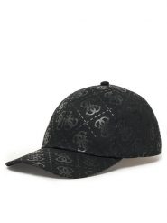 Guess Czapka z daszkiem AM9540 COT01 Czarny. Czarne czapki męskie Guess, z aplikacjami, z bawełny. Za 179.99 zł.