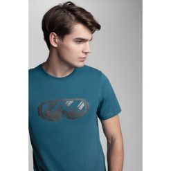 Koszulka męska Kamil Stoch Collection TSM501 - morska zieleń. T-shirty męskie marki 4f. Za 69.99 zł.