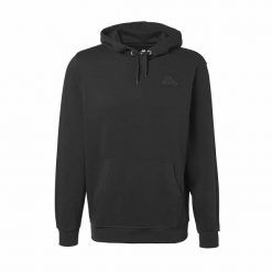 Bluza z kapturem Kappa Logo Zamy. Czarne bluzy nierozpinane męskie Kappa, m, bez wzorów, casualowe, bez ramiączek, z kapturem. Za 243.00 zł.