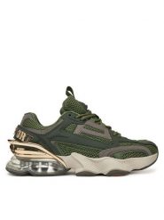 Plein Sport Sneakersy Thunderbeast // GEN.X.05 SAES USC0750 STE003N Zielony. Zielone buty sportowe na co dzień męskie Plein Sport, m, bez wzorów, z materiału, sportowe, bez ramiączek, bez kaptura. Za 729.99 zł.