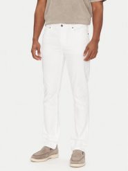 BOSS Jeansy Delaware Bo 50537832 Biały Slim Fit. Białe jeansy męskie Boss, bez wzorów, z bawełny. Za 399.99 zł.
