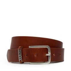 Pasek Męski Guess. Brązowe paski męskie Guess, z aplikacjami. Za 199.99 zł.