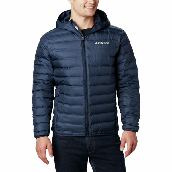 Kurtka puchowa męska Columbia Lake 22 II Down Hooded Jacket z kapturem. Niebieskie kurtki męskie Columbia, m, bez wzorów, z puchu, sportowe, bez ramiączek, z kapturem. Za 534.99 zł.
