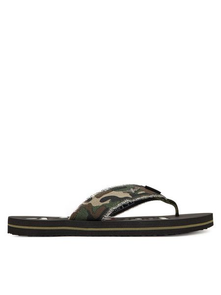 Aeronautica Militare Japonki 251SC310CT3593 Khaki. Brązowe klapki i japonki męskie Aeronautica Militare, bez wzorów, z materiału. Za 179.99 zł.