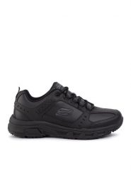 Skechers Trekkingi Redwick 51896/BBK Czarny. Czarne buty trekkingowe męskie Skechers, bez wzorów, ze skóry, sportowe, bez obcasa, bez zapięcia. Za 254.99 zł.