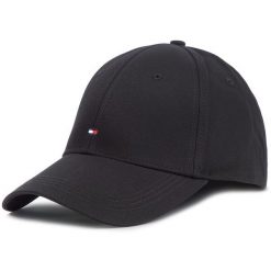 Czapka z daszkiem Tommy Hilfiger. Czarne czapki męskie Tommy Hilfiger, bez wzorów. Za 109.99 zł.