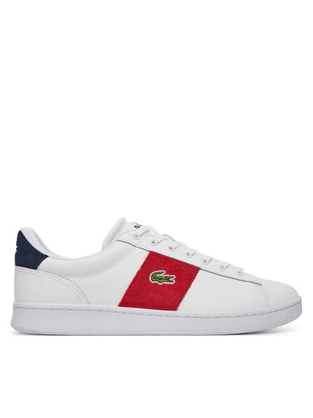 Lacoste Sneakersy Carnaby 7-49SMA0034 Biały. Białe buty sportowe na co dzień męskie Lacoste, m, bez wzorów, ze skóry, bez ramiączek, bez kaptura. Za 329.99 zł.
