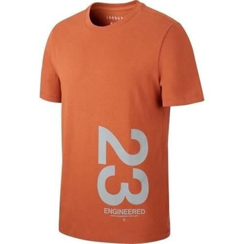 Koszulka sportowa męska Nike Air Jordan 23 Engineered. Brązowe t-shirty sportowe męskie Nike, m, bez wzorów, sportowe, bez ramiączek. Za 139.00 zł.