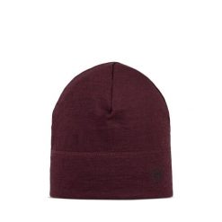 Czapka z wełny merino cienka lightweight przejściowa. Czerwone czapki męskie Buff, bez wzorów, z wełny, sportowe. Za 134.99 zł.
