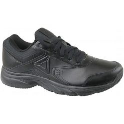 Reebok Work N Cushion 3.0 bs9524 42,5 Czarne. Czarne buty treningowe męskie Reebok, ze skóry. W wyprzedaży za 199.99 zł.