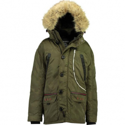 Parka "Carnaval" w kolorze khaki. Parki męskie marki SOLOGNAC. W wyprzedaży za 454.95 zł.