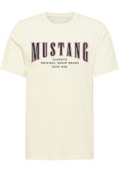 Męski T-Shirt Mustang Style Alex Egret 1017335 2000. T-shirty męskie Mustang, m, bez wzorów, bez kołnierzyka, bez ramiączek. Za 69.99 zł.