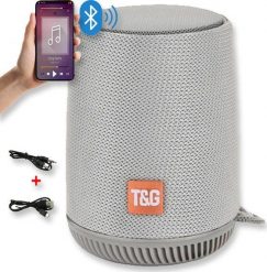 Głośnik T&G GŁOŚNIK BLUETOOTH BEZPRZEWODOWY PRZENOŚNY MOBILNY FM BT USB RADIO CHARGE TG527. Głośniki przenośne T&G. Za 45.99 zł.