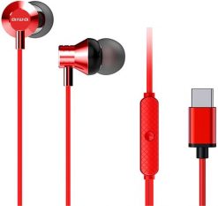 Słuchawki AIWA In-Ear stereo słuchawki douszne z mikrofonem czerwone (USB) ESTM-50USB-C/RD (8435256900293). Czerwone słuchawki douszne NoName. Za 70.95 zł.