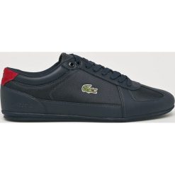 Lacoste - Buty Evara Sport. Niebieskie buty sportowe na co dzień męskie Lacoste, bez wzorów, z materiału, sportowe, bez ramiączek, bez kaptura. W wyprzedaży za 369.90 zł.