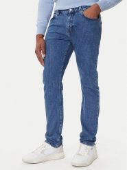 BOSS Jeansy Delaware 50544629 Niebieski Slim Fit. Niebieskie jeansy męskie Boss, bez wzorów, z bawełny. Za 409.99 zł.