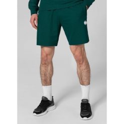 Szorty męskie Pitbull dresowe Pique Rockey. Zielone szorty sportowe męskie PITBULL, bez wzorów, z dresówki, sportowe. Za 119.99 zł.