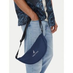 Nerka Nautica. Niebieskie saszetki męskie Nautica, bez wzorów, małe. Za 69.99 zł.