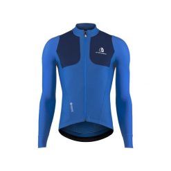 Kurtka Etxeondo Teknika Gore-Tex WindStopper. Niebieskie kurtki treningowe męskie ETXEONDO, bez wzorów, z gore-texu, bez kaptura, rowerowe, gore-tex. Za 883.15 zł.