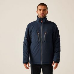 Kurtka robocza ocieplana męska X-Pro Marauder. Niebieskie kurtki męskie Regatta, na zimę, m, bez wzorów, sportowe, bez ramiączek, bez kaptura. Za 649.99 zł.