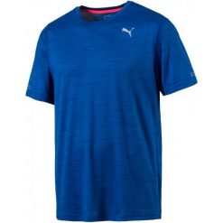 Puma Koszulka Sportowa Epic S S Tee Blue Heather M. Brązowe t-shirty sportowe męskie Puma, ze skóry, sportowe. Za 115.00 zł.