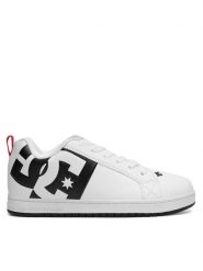 DC Sneakersy COURT GRAFFIK SQ ADYS100442-WLK Biały. Białe buty sportowe na co dzień męskie DC, m, bez wzorów, ze skóry, bez ramiączek, bez kaptura. Za 249.99 zł.
