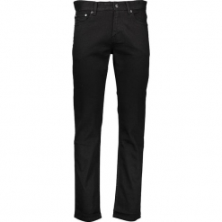 Dżinsy - Slim fit - w kolorze czarnym. Czarne jeansy męskie Ben Sherman, z aplikacjami, klasyczne. W wyprzedaży za 152.95 zł.