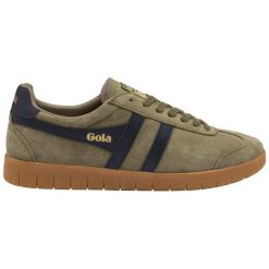 Sneakersy z zamszu Gola Hurricane. Brązowe buty sportowe na co dzień męskie Gola, m, bez wzorów, eleganckie, bez ramiączek, bez kaptura. Za 422.00 zł.