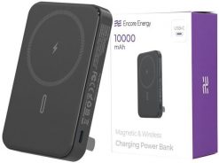 Powerbank indukcyjny 10000mAh ładowanie bezprzewodowe + porty USB-A i USB-C MagSafe 20W Encore Energy MD-10WA standard. Powerbanki Encore Energy. Za 129.99 zł.