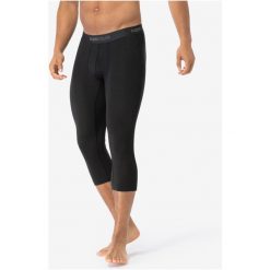 Spodnie termoaktywne 3/4 męskie SUPER.NATURAL Tundra 175 Short Tight 3/4. Czarne bielizna termoaktywna męska super.natural, m, bez wzorów, bez ramiączek. Za 299.99 zł.