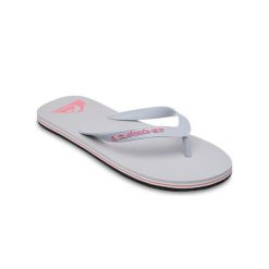 Klapki dla Mężczyzn MOLOKAI CORE Szary. Szare klapki i japonki męskie Quiksilver, bez wzorów, z gumy. Za 84.99 zł.