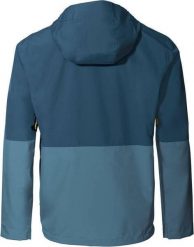 Kurtka przeciwdeszczowa Vaude Neyland 2.5L Jacket - baltic sea. Niebieskie kurtki męskie Mac in Sac, l, bez wzorów, bez ramiączek, bez kaptura. Za 676.41 zł.