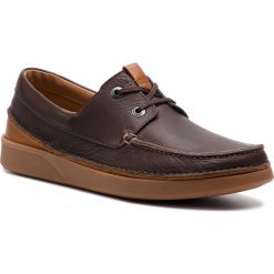 Półbuty CLARKS - Oakland Sun 261419627 Dark Brown Leather. Codzienne półbuty męskie marki Clarks. Za 429.00 zł.