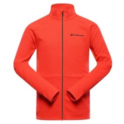 Bluza męska sportowa szybkoschnąca Alpine Pro Dozer 2. Czerwone bluzy bez kaptura męskie Alpine Pro, m, bez wzorów, bez kaptura. W wyprzedaży za 349.00 zł.