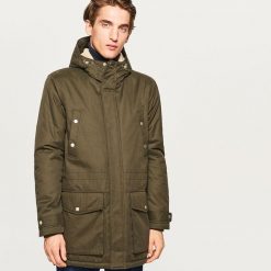Kurtka parka - Khaki. Kurtki męskie marki Reserved. Za 279.99 zł.