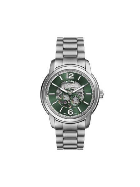 Fossil Zegarek Heritage Skeleton ME3262 Srebrny. Szare zegarki męskie Fossil, srebrne. Za 1,019.00 zł.