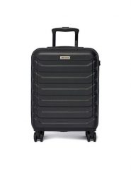 GINO ROSSI Walizka kabinowa C-GIN-S-001-05-BLACK Czarny. Czarne walizki męskie Gino Rossi, bez wzorów, z tworzywa sztucznego. Za 259.99 zł.