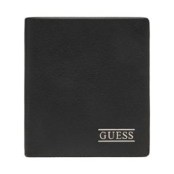 Portfel Guess. Czarne portfele męskie Guess, z aplikacjami. Za 259.99 zł.