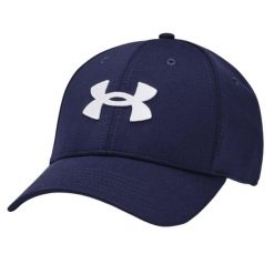 Męska Czapka Z Daszkiem Blitzing. Niebieskie czapki męskie Under Armour, bez wzorów. Za 128.99 zł.