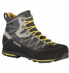 Buty trekkingowe męskie Aku M'S TREKKER LITE III WIDE GTX, anthracite/ mustard, 46.5. Żółte buty trekkingowe męskie Aku, bez wzorów, bez zapięcia. Za 687.87 zł.