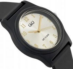 Zegarek męski QQ G22A-004V czarny. Czarne zegarki męskie Q&Q. Za 109.00 zł.