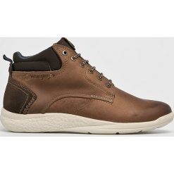 Wrangler - Buty Moose Mid. Szare buty sportowe na co dzień męskie Wrangler, z materiału, sportowe. Za 399.90 zł.