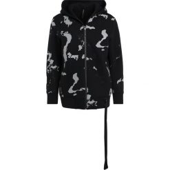 Neil Barrett BLACKBARRETT GLOBE CAMO HOODIE Bluza rozpinana black/silver reflective. Bluzy rozpinane męskie marki Neil Barrett BLACKBARRETT. W wyprzedaży za 596.70 zł.