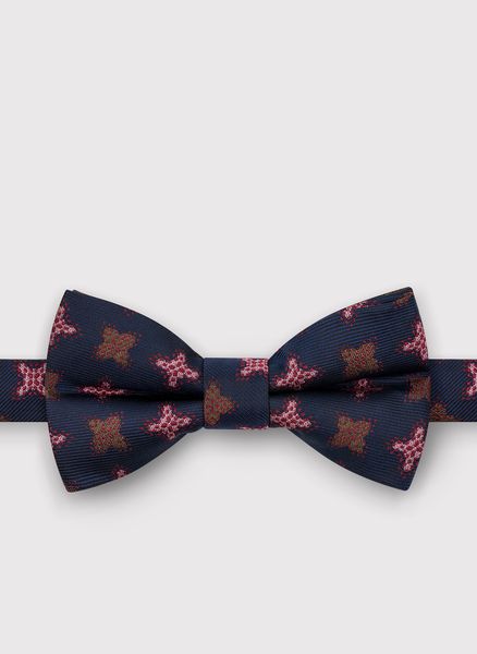 PAKO LORENTE – Granatowa wzorzysta mucha męska. Krawaty i muchy męskie Pako Lorente, bez wzorów, z poliesteru, eleganckie. Za 69.99 zł.