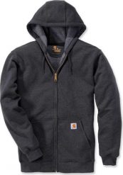 Carhartt Bluza Carhartt Midweight Hooded ZIP Carbon. Bluzy nierozpinane męskie Carhartt, m, bez wzorów, bez ramiączek, bez kaptura. Za 329.00 zł.