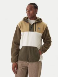 Quiksilver Bluza EQYPF03073 Khaki Regular Fit. Brązowe bluzy z polaru męskie Quiksilver, m, bez wzorów, z polaru, bez ramiączek, bez kaptura. Za 419.99 zł.