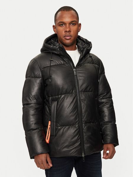 Milestone Kurtka skórzana Patrick 43104021080 Czarny Regular Fit. Czarne kurtki męskie Milestone, m, bez wzorów, ze skóry, bez ramiączek, bez kaptura. Za 1,919.00 zł.